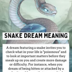 Being Chased by A Snake in A Dream Meaning