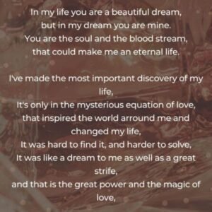 Dreaming About Falling in Love With Someone You’Ve Never Met