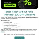 Omnisend Black Friday Deal