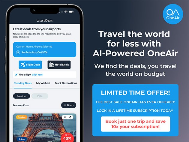 Oneair Lifetime Deal