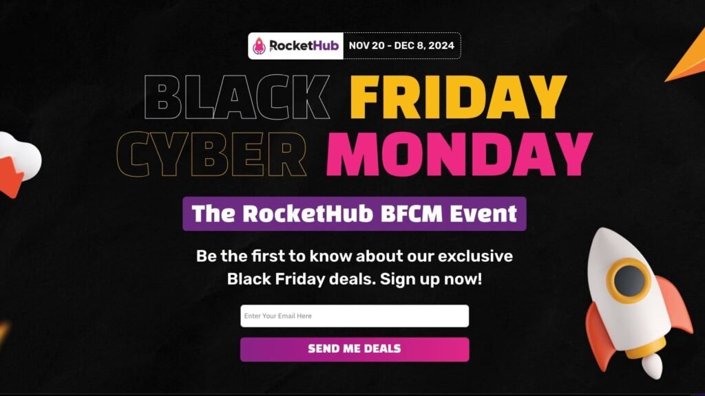 Rockethub Black Friday Deals