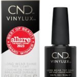 Cnd Vinylux Long Wear Shine Top Coat, Gifts for Her, Stocking Stuffers for Women, Quick Drying Formula, Easy to Remove, 0.5 Fl Oz