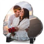 Custom Picture Frames With Photo, Personalized Photo Frame With Night Light, Customized Heart Picture Frame, Personalized Anniversary Valentines Day Gifts for Women Men Her Him Girlfriend Boyfriend