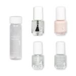 Dazzle Dry Complete Starter Mini Kit | Step 1 - Nail Prep, Step 2 - Base Coat, Step 4 - Top Coat, Transform - Ridge Filler & Revive - Polish & Top Coat Thinner.