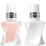 Essie Gel Couture Longwear Nail Polish Kit, Sheer Nude Pink, Fairy Tailor + Top Coat, 0.46 Fl Oz Each