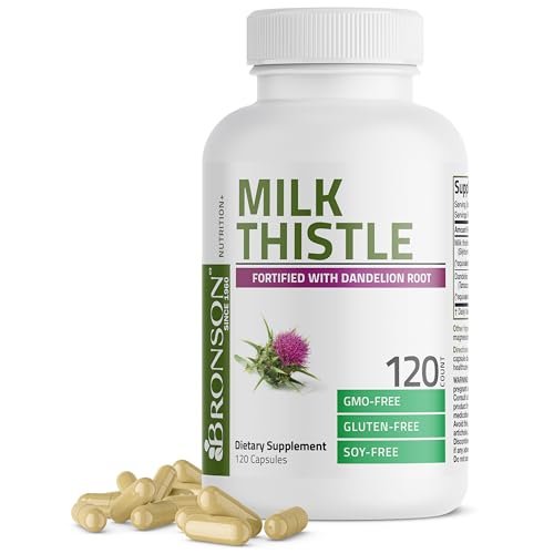 Liver Cleanse Detox & Repair 70 Capsules - Herbal Liver Support Milk Thistle Supplement - Silymarin Milk Thistle Supplements With Dandelion Root, Choline, Beetroot & Artichoke Extract