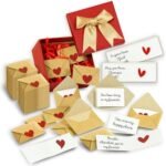 Romantic Gifts for Her And Him - Positive Potato Holding 30 Cute Love Notes - Valentines Day Presents Ideas for Girlfriend, Boyfriend, Wife, Husband - Gift for Couples Anniversary, Valentine'S Day