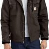 Carhartt Men's Relaxed Fit Washed Duck Sherpa-Lined Utility ...