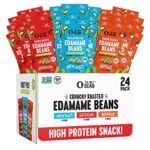 Crunchy Roasted Edamame - Healthy Snacks for Adults And Kids (Variety Pack), Low Calorie & Carb Keto Snack Food, Vegan Gluten Free High Protein Snacks (11G), Office Snack, 0.9Oz 24 Pack