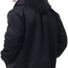 Hoodies for Men Full Zip Up Fleece Warm Jackets Thick Coats ...
