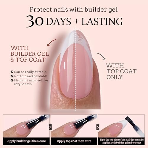BTArtboxnails XCOATTIPS French Tip Nails - Long Square Nail ...