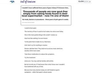 1741061095_endofgout-x400-thumb.jpg Gout Solution - Blue Heron Health News