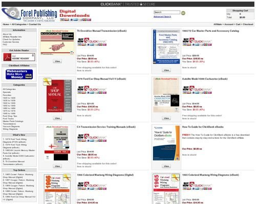 eBooks - Ford Shop Manuals and Service Manuals