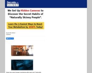 1742194729_skinnysec-x400-thumb.jpg Hidden Cameras Reveal Secrets of the Skinny; and how you can use these to double your metabolism!