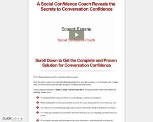 Conversation Confidence | Social Confidence Secrets