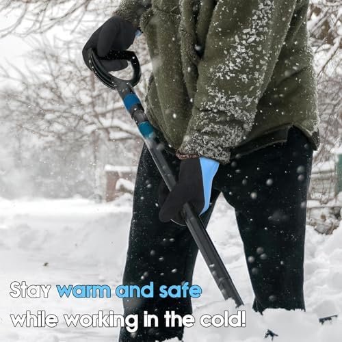 HANDLANDY Waterproof Work Gloves for Cold Weather, Insulated...