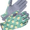 SKYDEER Women's Gardening Gloves - Genuine Deerskin Suede, U...