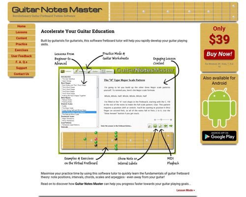 Guitar Notes Master - Home