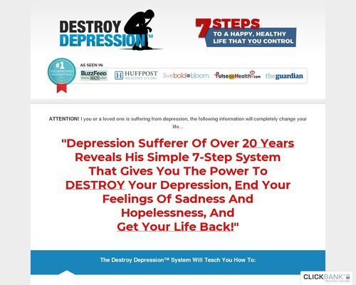 Destroy Depression (tm) - 0 New Aff Bonus