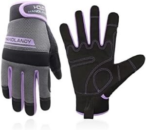 HANDLANDY Women Safety Work Gloves Utility Touch Screen Work... HANDLANDY Women Safety Work Gloves Utility Touch Screen Work...