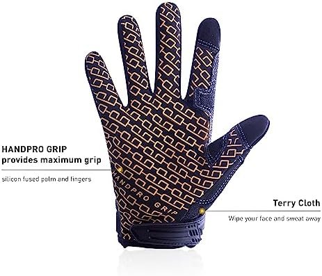 HANDLANDY Mens Work Gloves Touch screen, Utility Mechanic Gl...