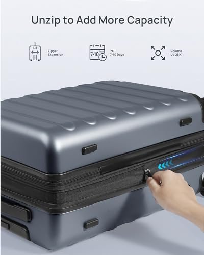 Hardside Expandable Luggage, carry on Luggage Airline Approv...