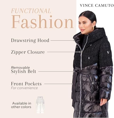 Vince Camuto Winter Coats Women, Long Puffer Coat, Womens Wi...