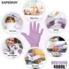 SAFESKIN Disposable Nitrile Gloves in POP-N-GO Pack of 50 or...