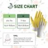 HANDLANDY Womens Gardening Gloves, 3 Pairs Breathable Nitril...