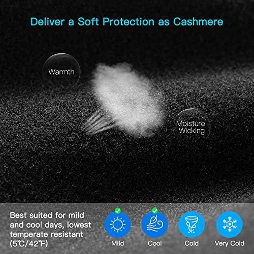 Unigear Lightweight Running Gloves, Touch Screen Anti-Slip W...