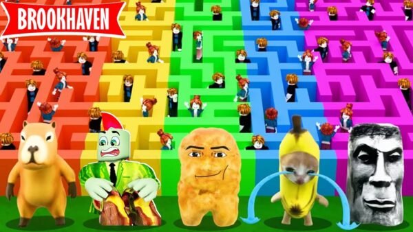 Job Vs 100 Spelers Doolhof In Roblox!