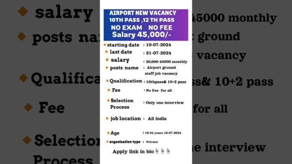 1743044658_maxresdefault.jpg Airport Jobs with NO Exam NO Fee - 10th & 12th Pass ||airport job  new vacancy 2024||Indigo airline