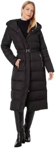 Lauren Ralph Lauren Women's Maxi Belted Puffer 44"