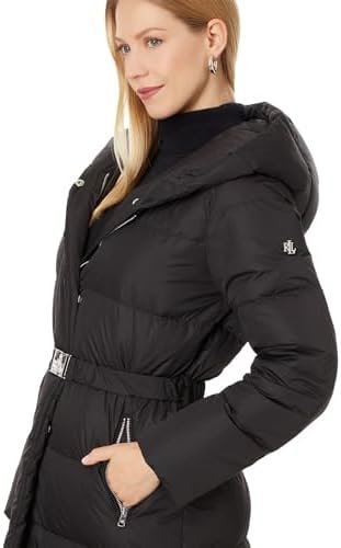 Lauren Ralph Lauren Women's Maxi Belted Puffer 44"