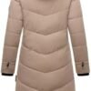 Women's Long Quilted Jacket for Winter | Puffy Winter Coat i...