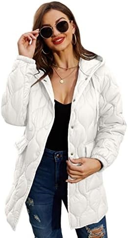 RISISSIDA Women Quilted Jacket Hooded Spring Fall Fashion, L... RISISSIDA Women Quilted Jacket Hooded Spring Fall Fashion, L...