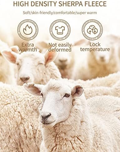 Gihuo Winter Jackets for Women Sherpa Lined Jacket Women Duf...