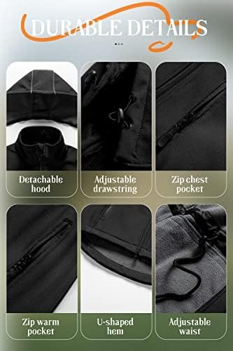 Chrisuno Women's Lightweight Long Softshell Fleece Lined Jac...