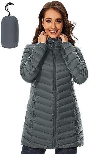 ANOTHER CHOICE Women Puffer Jacket Hooded Warm Lightweight P... ANOTHER CHOICE Women Puffer Jacket Hooded Warm Lightweight P...