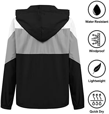 SoTeer Women's Waterproof Rain Jackets Lightweight Hooded Wi...