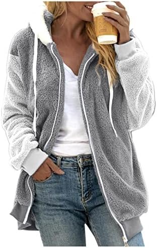 Oversized Fuzzy Fleece Jackets For Women Fashion 2023 Color ...