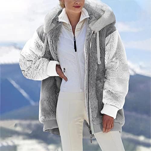 Oversized Fuzzy Fleece Jackets For Women Fashion 2023 Color ...