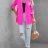 ARTFREE Womens Casual Blazer Button Lapel Long Sleeve Work B...
