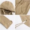 Women's Ligtweight Jackets Anorak Utility Drawstring Waist H...
