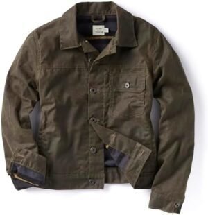 Huckberry Flint & Tinder Women's Flannel-Lined Waxed Trucker... Huckberry Flint & Tinder Women's Flannel-Lined Waxed Trucker...