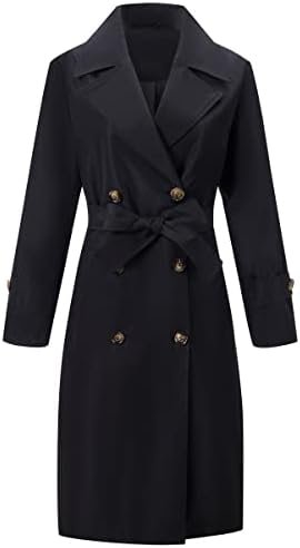 RISISSIDA Women Trench Coats, Water Resistant Double Breaste... RISISSIDA Women Trench Coats, Water Resistant Double Breaste...