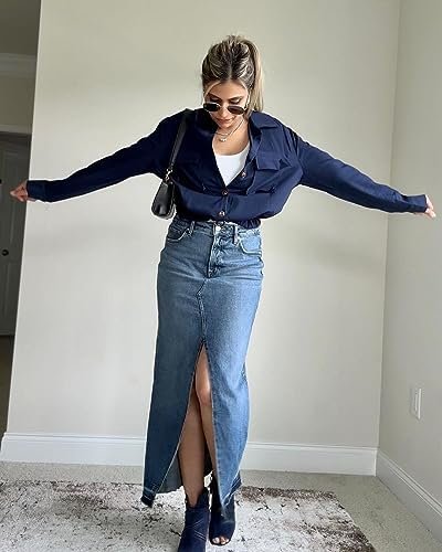 Onedreamer Women's Military Safari Cropped Jackets Button Do...