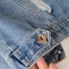Kedera Womens Denim Jackets Distressed Ripped Long Sleeve Je...