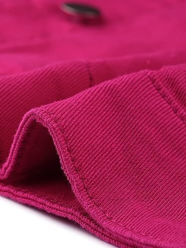 uxcell Women's Plus Size Jean Jacket Stitching Button Front ...