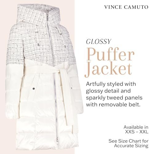 Vince Camuto Winter Coats Women, Long Puffer Coat, Womens Wi...